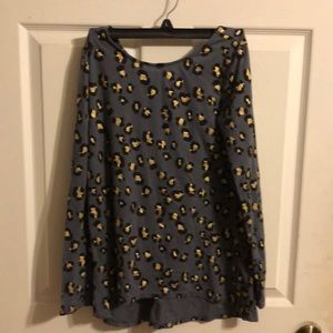 Old Navy Youth XL (14) leopard print shirt